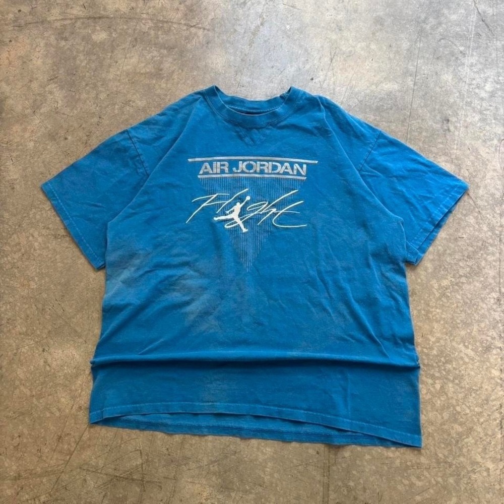 Vintage‎ 00's Air Jordan Flight T Shirt Size Large